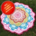 Gobelín s tradiční indickou mandalou