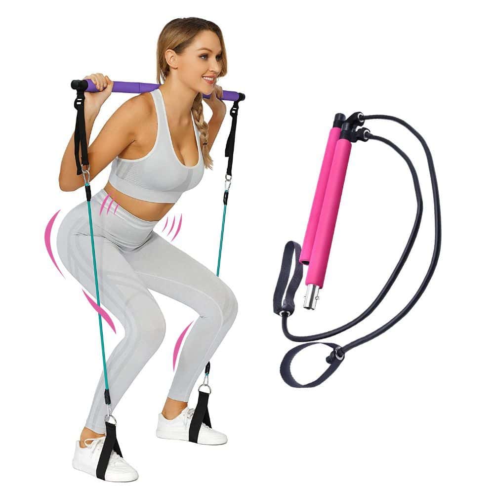 SHAPEZY® Růžová pilates tyč
