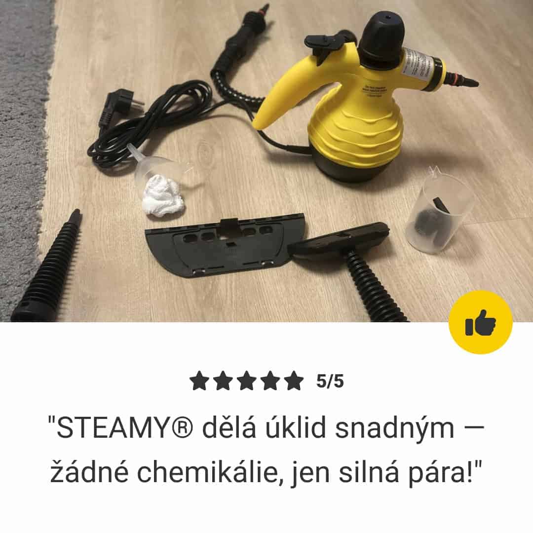 STEAMY® Tlakový parní čistič – Vše v jednom s 9 exkluzivními doplňky - Obrázek 7