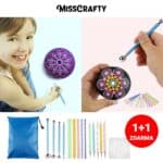 MISSCRAFTY® Mandala sada na tečkování 1+1 ZDARMA