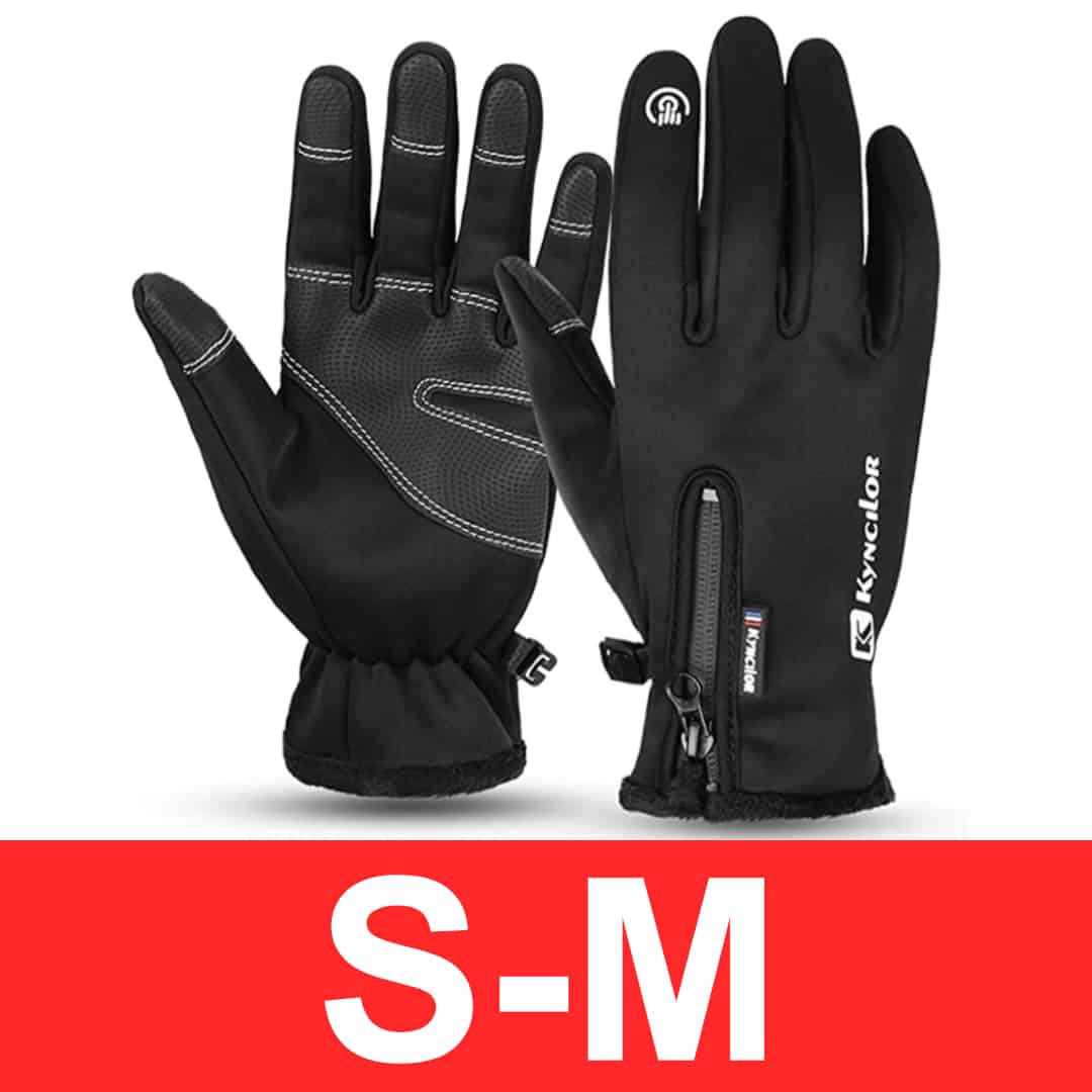 Zimní voděodolné rukavice na dotykovou obrazovku