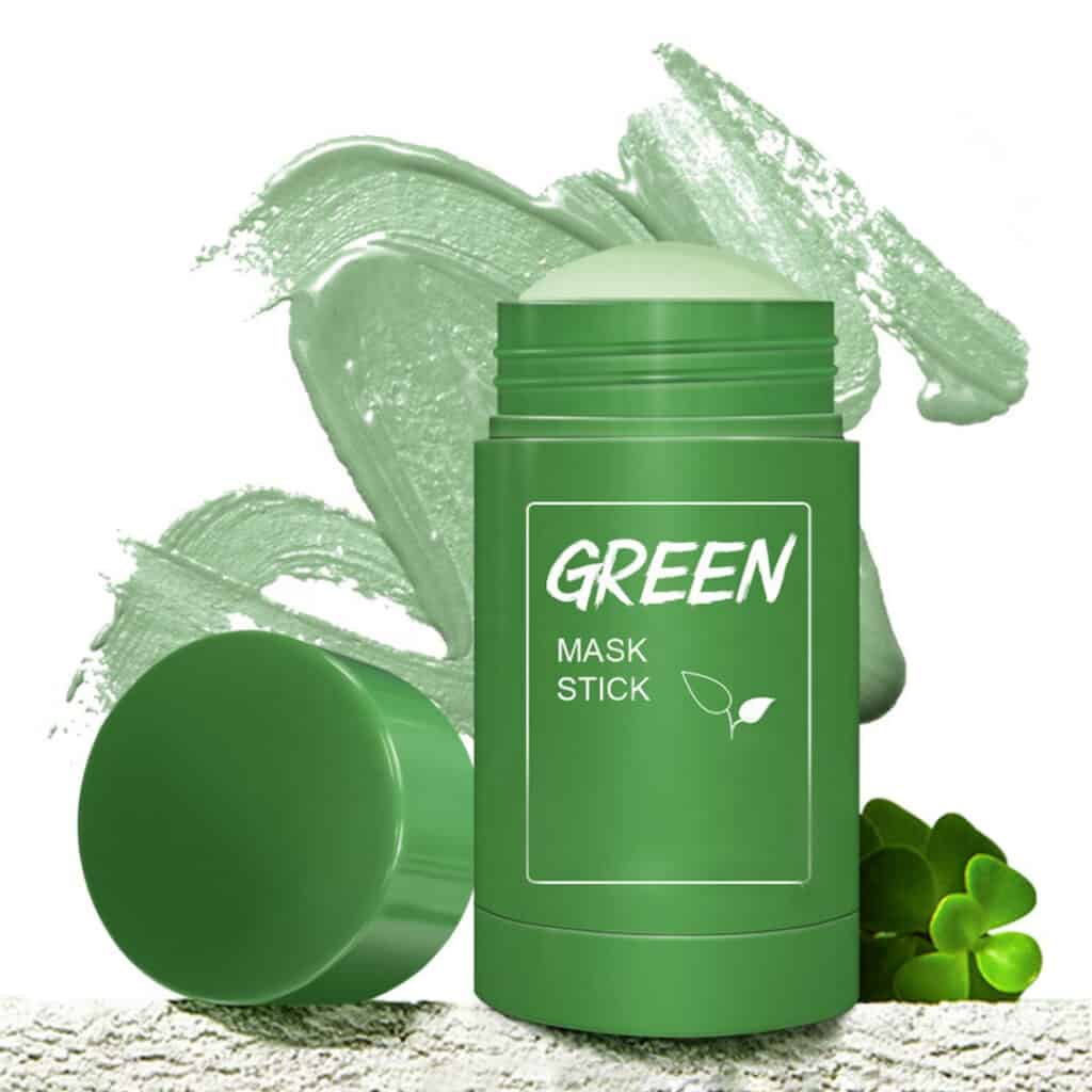 Zelený jílový čaj na čištění pokožky