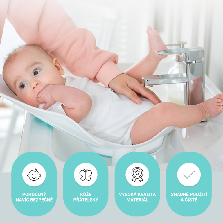 Podpora pro koupání dětí BabyCleanse™ - Obrázek 4