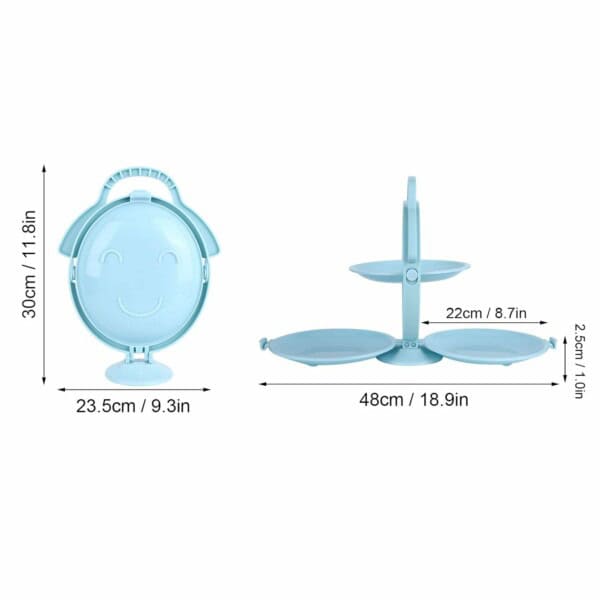 3-VRSTVÝ SKLÁDACÍ SERVÍROVACÍ PODNOS TRIOTRAY™ - Obrázek 10