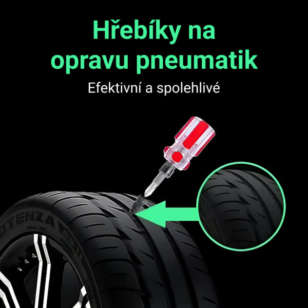 Tirestore™ Vakuové hřebíky na opravu pneumatik – 30 ks. - Image 2