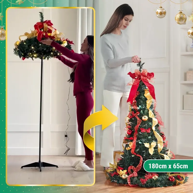 Vyskakovací vánoční stromeček InstaTree™ (180cm x 65cm)