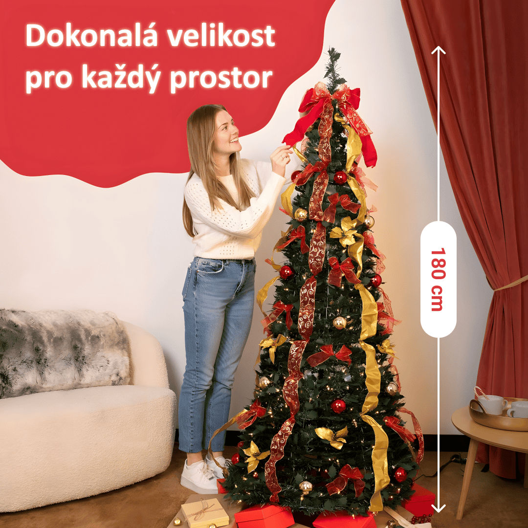 Vyskakovací vánoční stromeček InstaTree™ (180cm x 65cm) - Obrázek 3