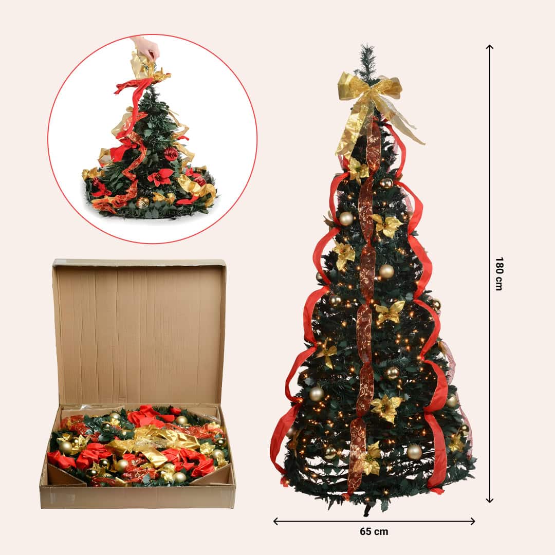 Vyskakovací vánoční stromeček InstaTree™ (180cm x 65cm) - Obrázek 4