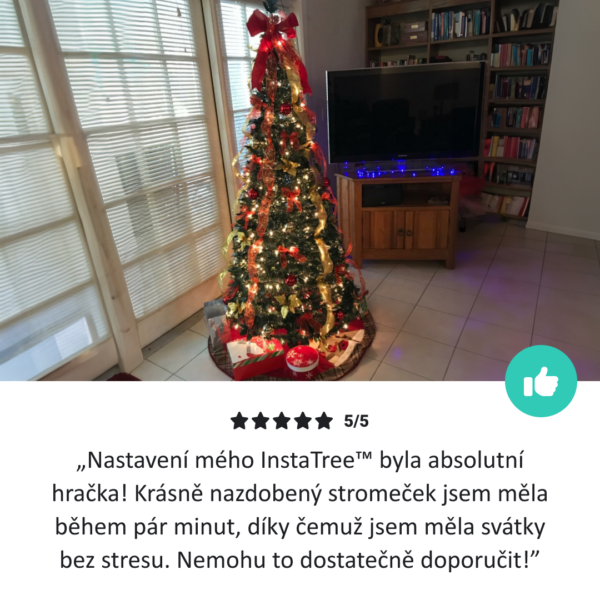 Vyskakovací vánoční stromeček InstaTree™ (180cm x 65cm) - Obrázek 7