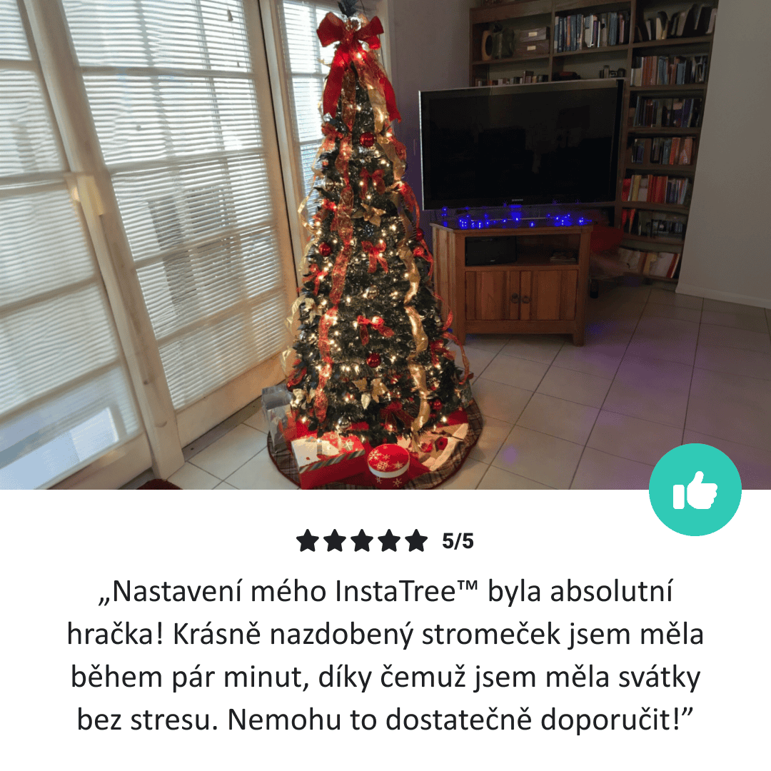 Vyskakovací vánoční stromeček InstaTree™ (180cm x 65cm) - Obrázek 7