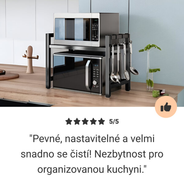 MicroRack™ Rozšiřitelná Police pro Mikrovlnnou Troubu - Image 8