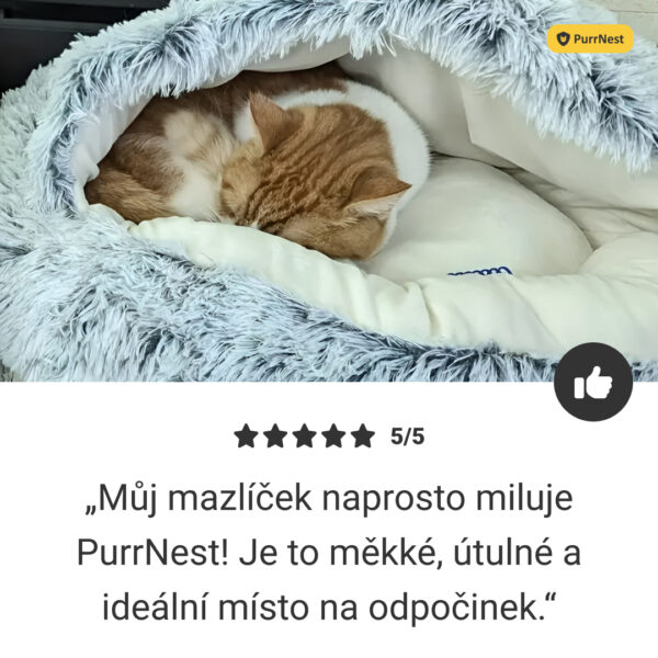 PurrNest – Antistresová postel pro zvířata - Image 7