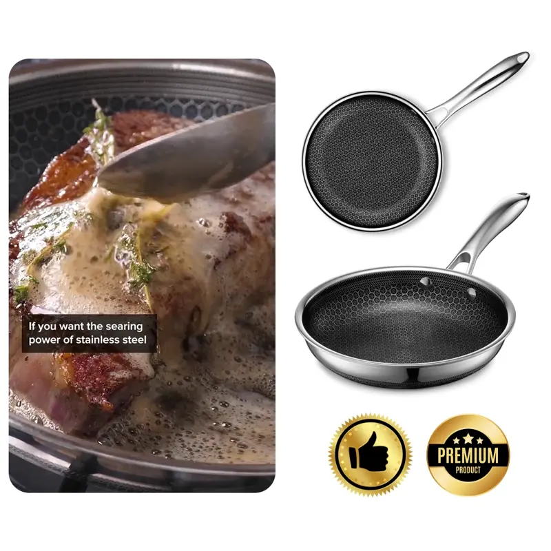 WokMaster™ - Hybridní Nepřilnavá Pánev