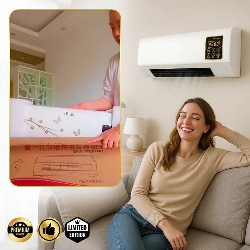 Enchantia – Ventilátor s funkcí vytápění a ventilace, montáž bez nářadí