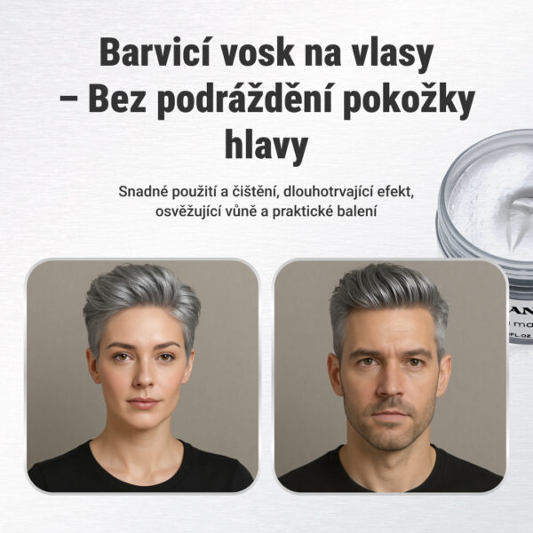 CHROMASHADE™ - Dočasný Barevný Vosk na Vlasy - Image 2