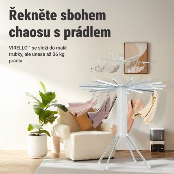 VIRELLO™ - Skládací sušák na prádlo Chobotnice - Obrázek 2