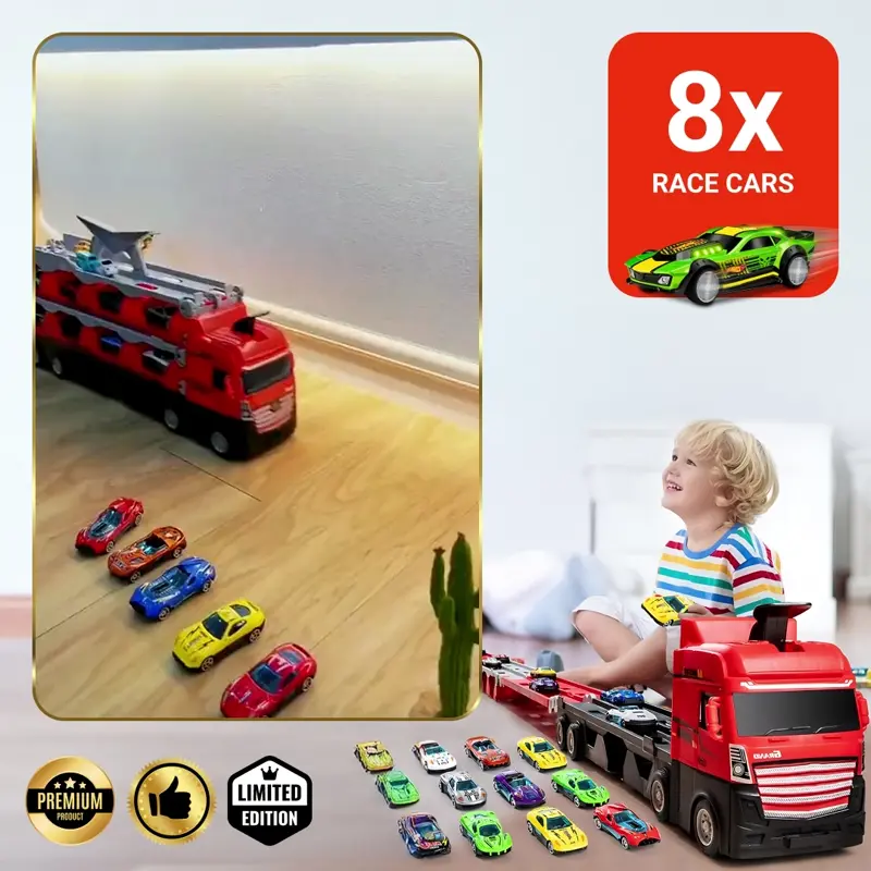 Mega rozšiřitelný závodní kamion RacerTruck™