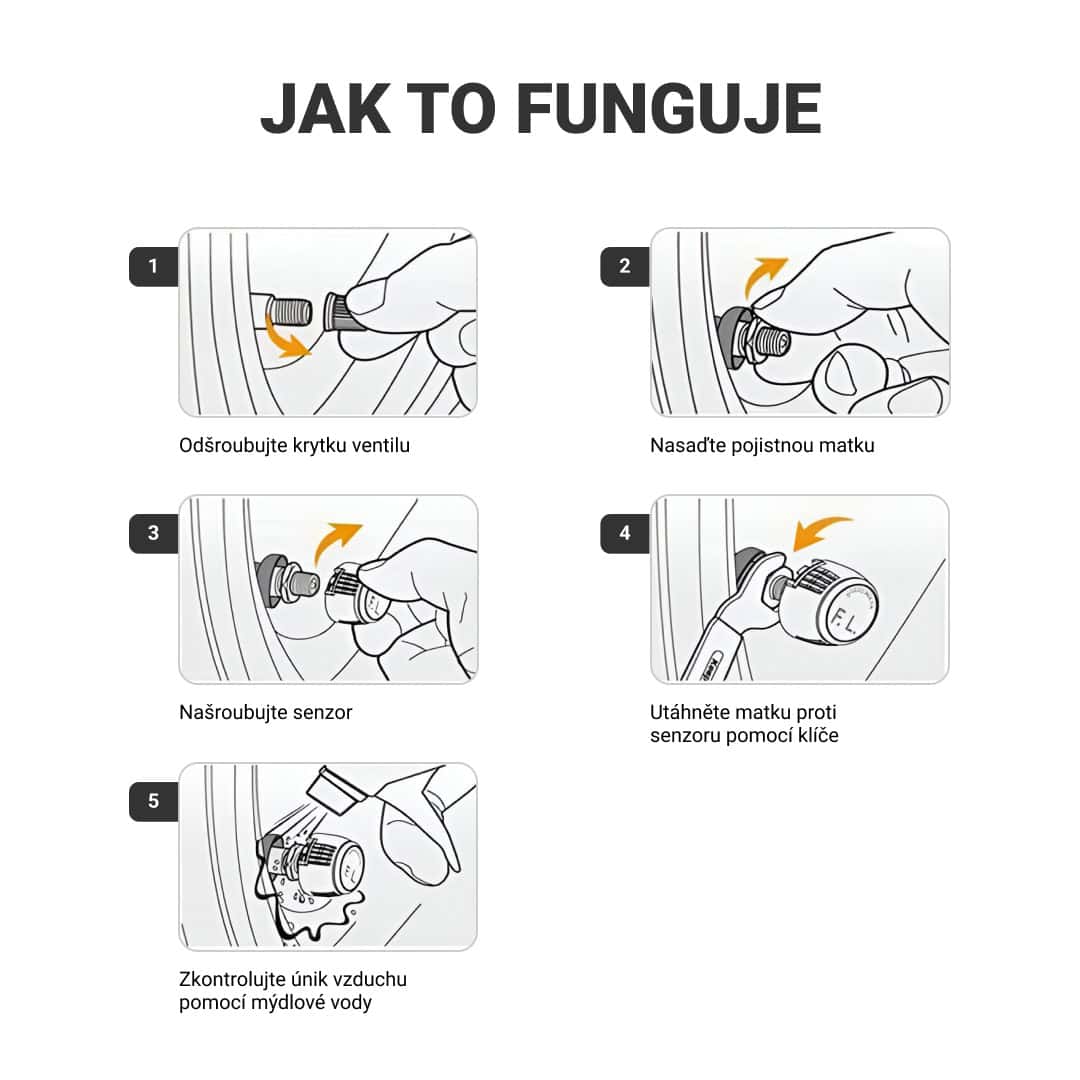 Riboton™ - Solární systém monitorování tlaku v pneumatikách - Obrázek 5