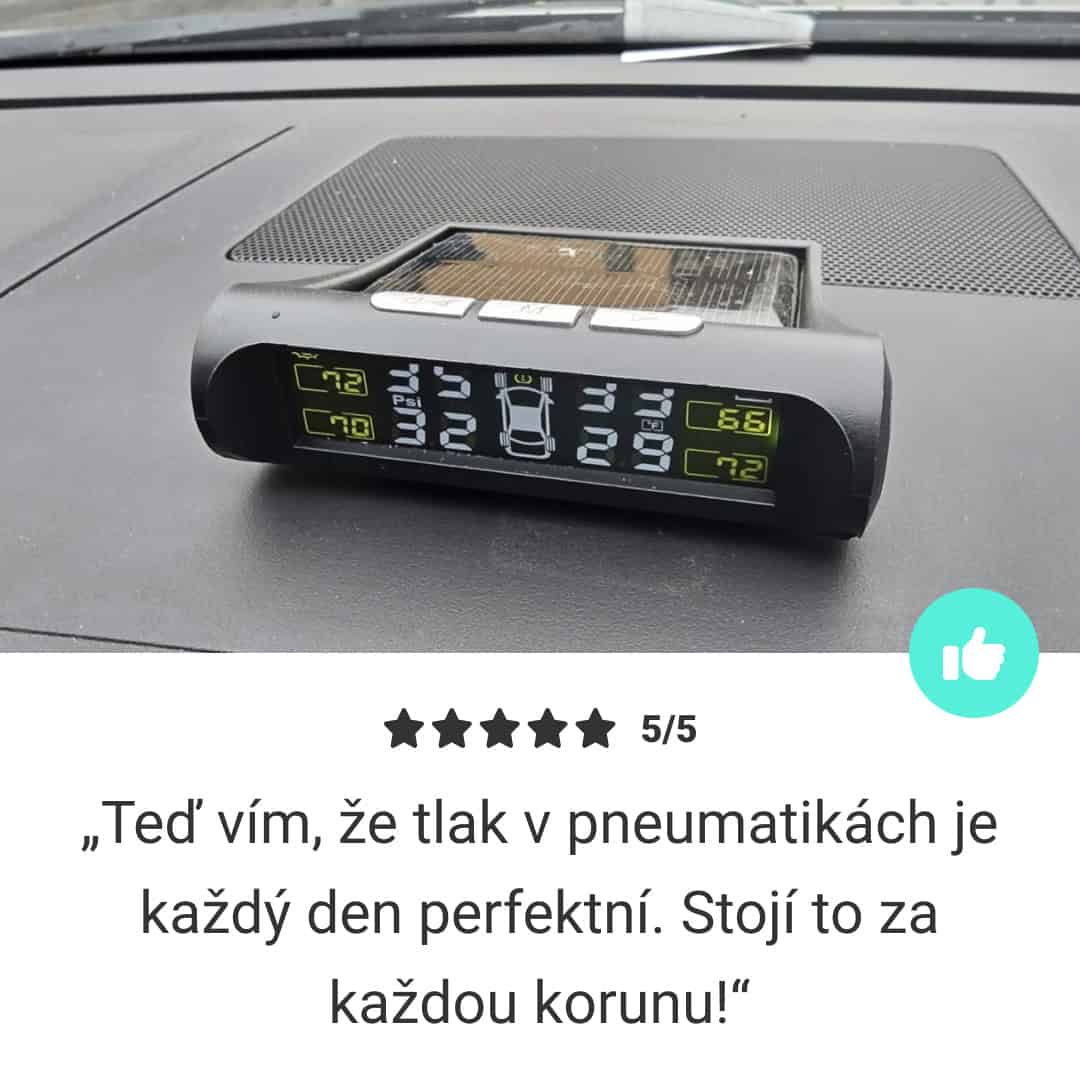 Riboton™ - Solární systém monitorování tlaku v pneumatikách - Obrázek 7