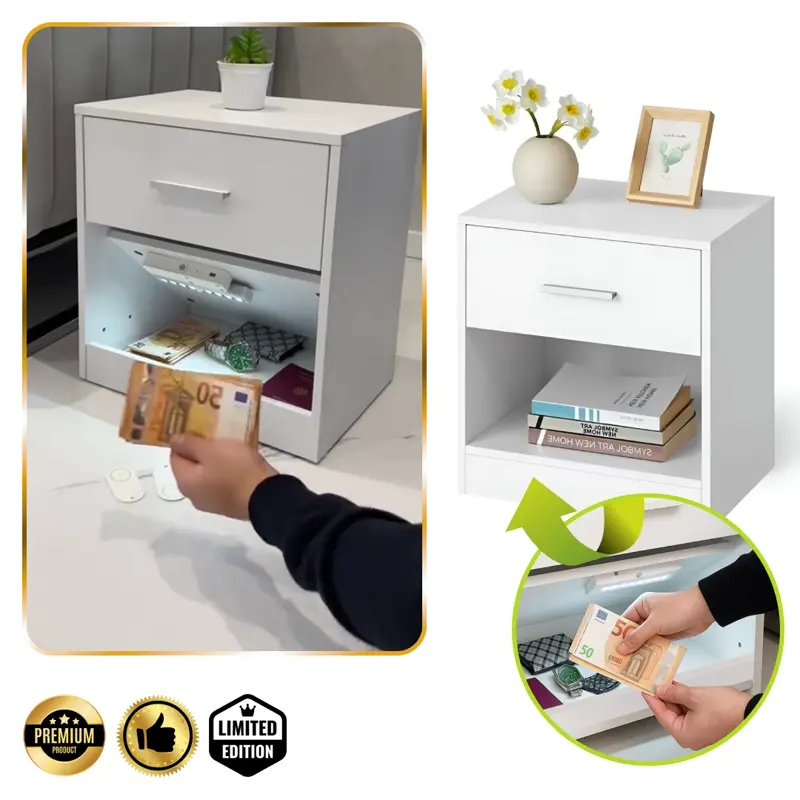 NovaCasa™ – Chytrý noční stolek se skrytým přihrádkou